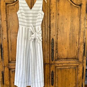 Ted Baker cropped linen blend jumpsuit